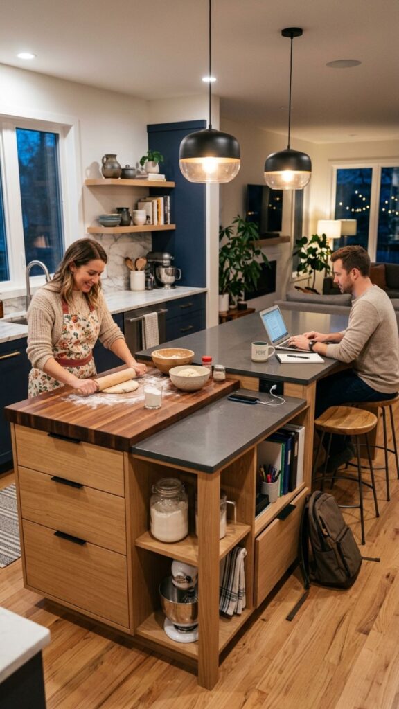 19. A Multi-Purpose Work Island