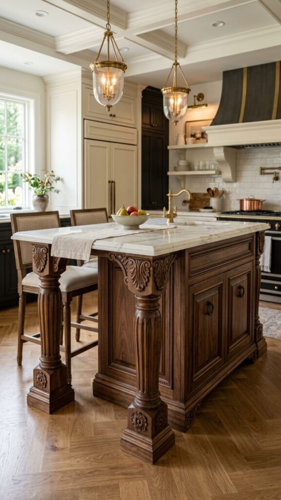 19. Add Decorative Corbels or Legs