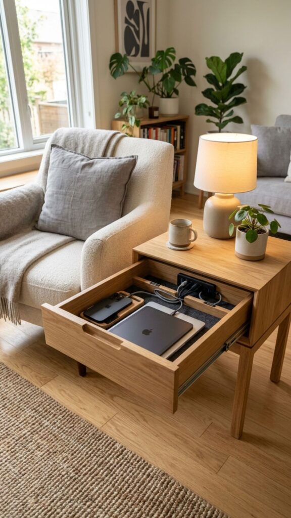 19. Add a Charging Station for Busy Households