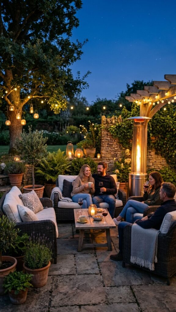 19. Add a Gas or Wood Heater for Cool Nights