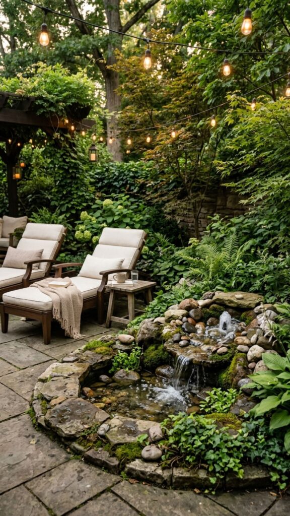 19. Add a Water Feature for Ambiance