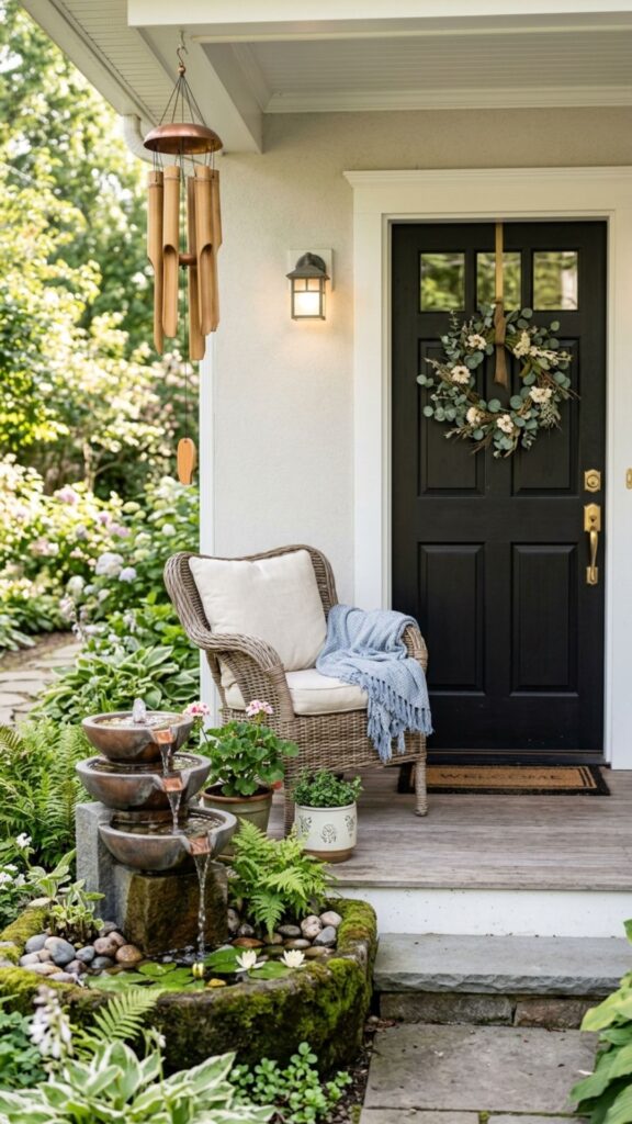 19. Add a Water Feature or Wind Chime