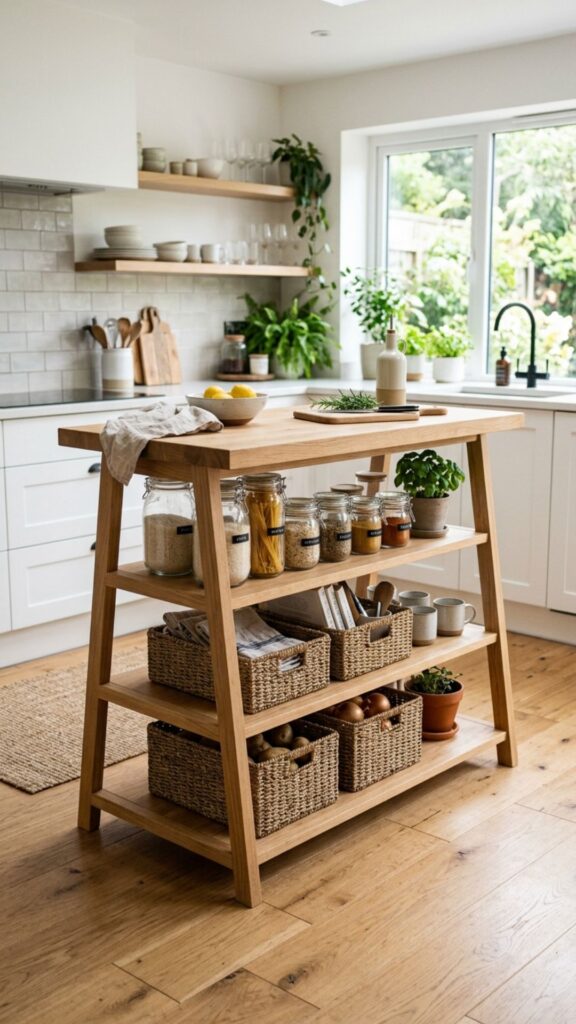 19. Build a Ladder Shelf Island