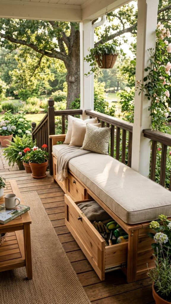 19. Built-In Storage Benches