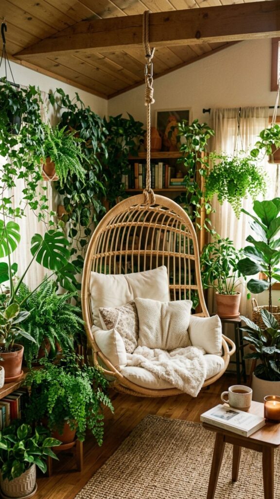 19. Hang a Swing Chair or Egg Chair