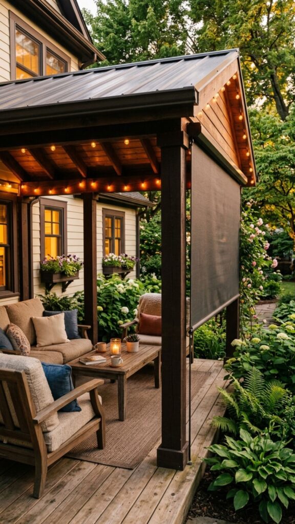 19. Install a Retractable Awning or Screen