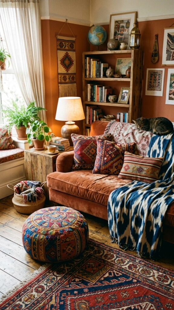 19. Mix in Global-Inspired Textiles