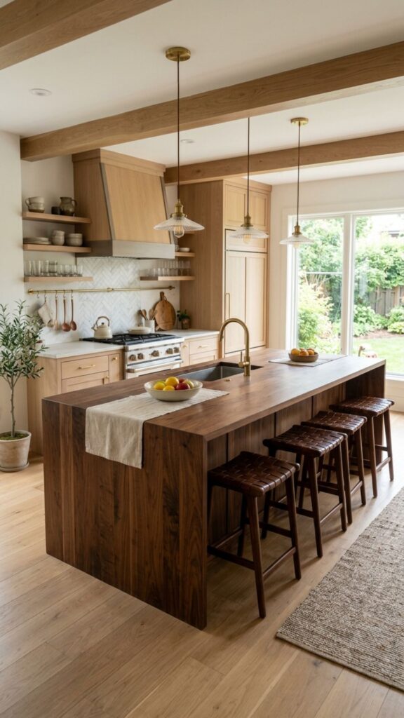 19. Mixed Natural Wood Tones