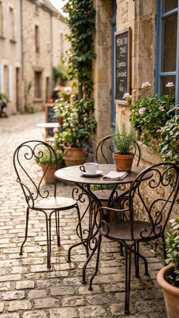 19. Style a Small Coffee or Bistro Set