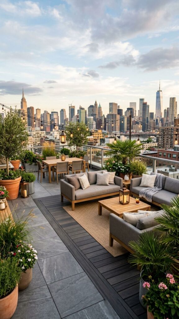 19. Use Statement Flooring to Set the Tone