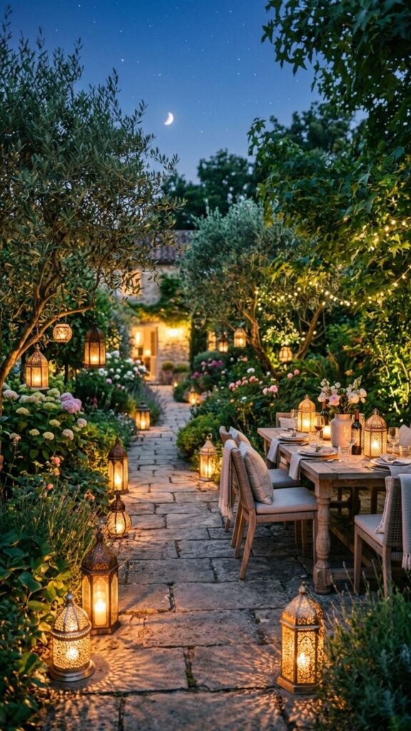 2. Add Warm-Toned Lanterns