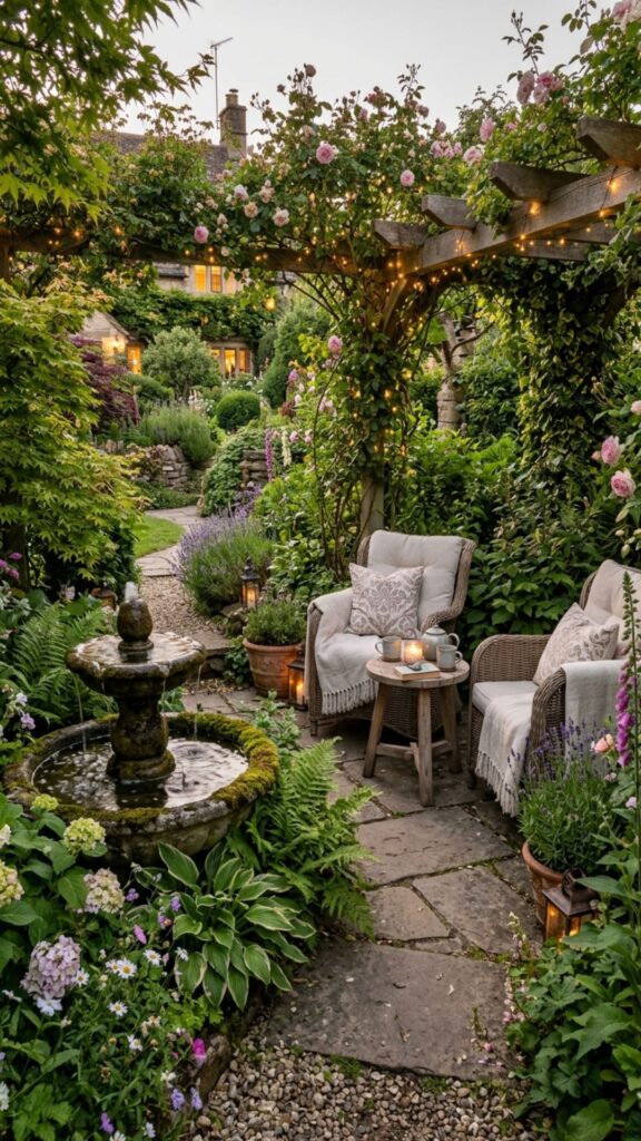 2. Add a Gentle Water Feature