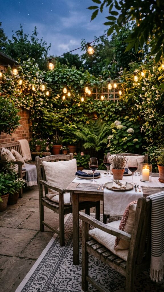 2. Build a Cozy Corner With String Lights