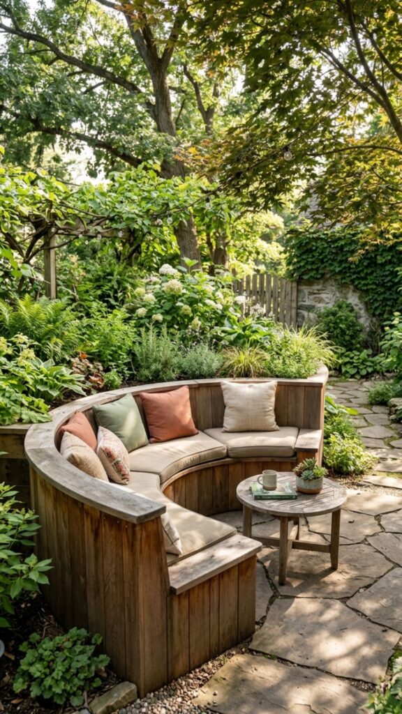 2. Built-In Bench Seating