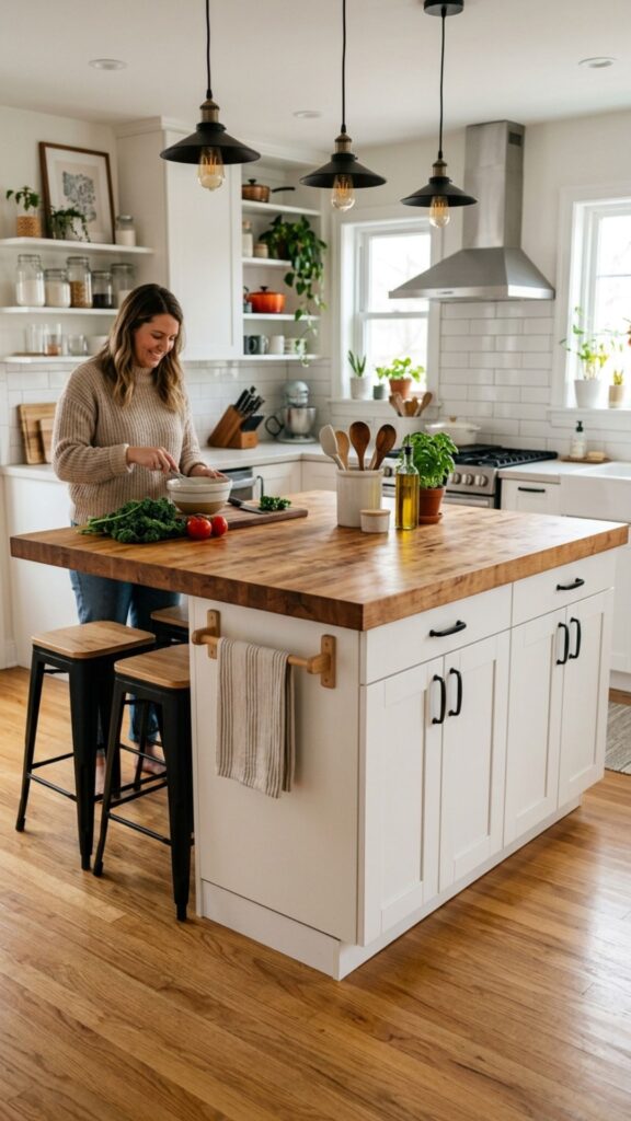 2. Combine Two SEKTION Base Cabinets for a Full-Size Island