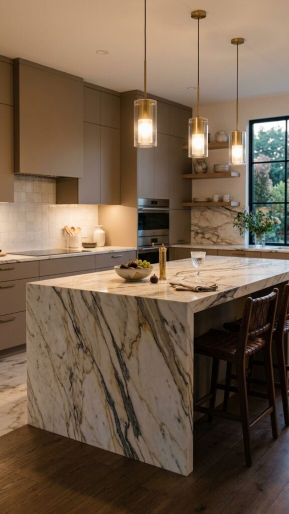 2. Dramatic Calacatta With Bold Veining