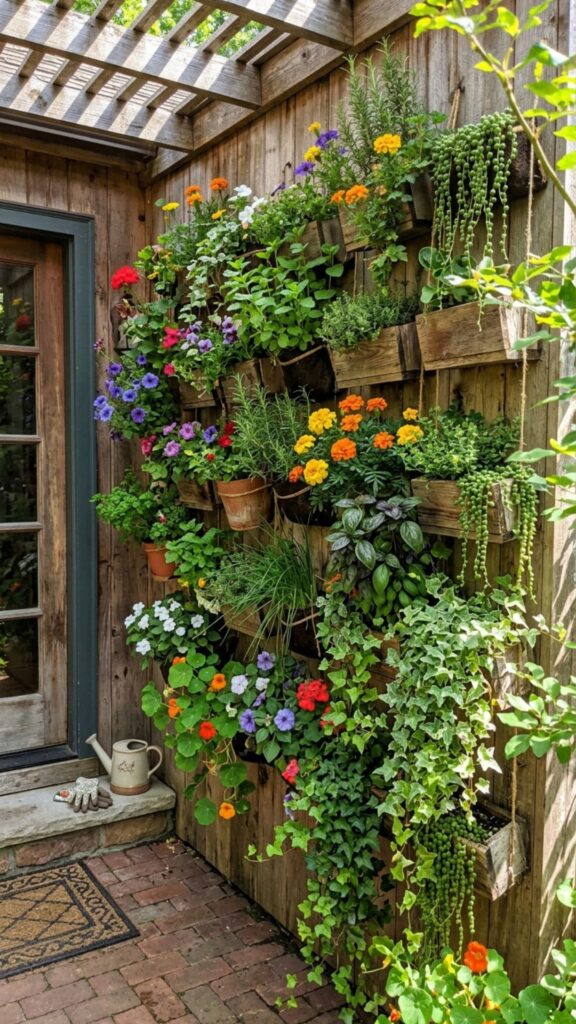 2. Hang a Vertical Garden