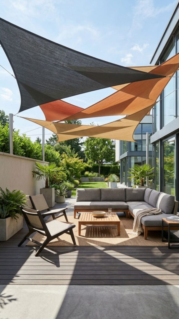 2. Install Triangle Shade Sails