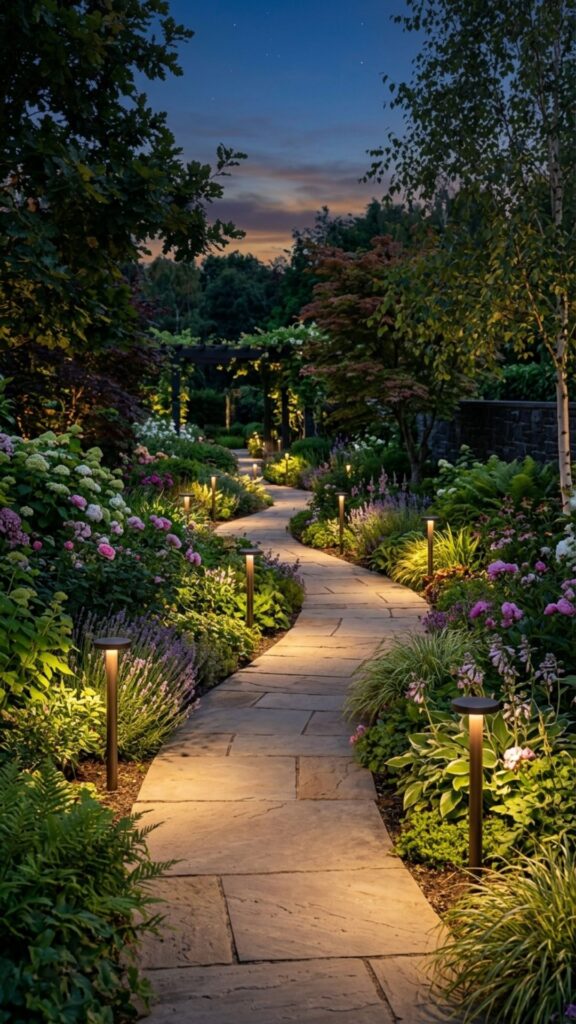 2. Low-Voltage LED Path Lights