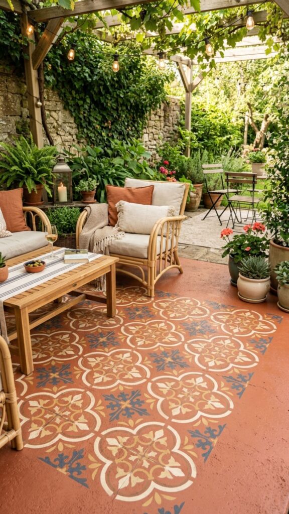 2. Paint or Stain Your Concrete