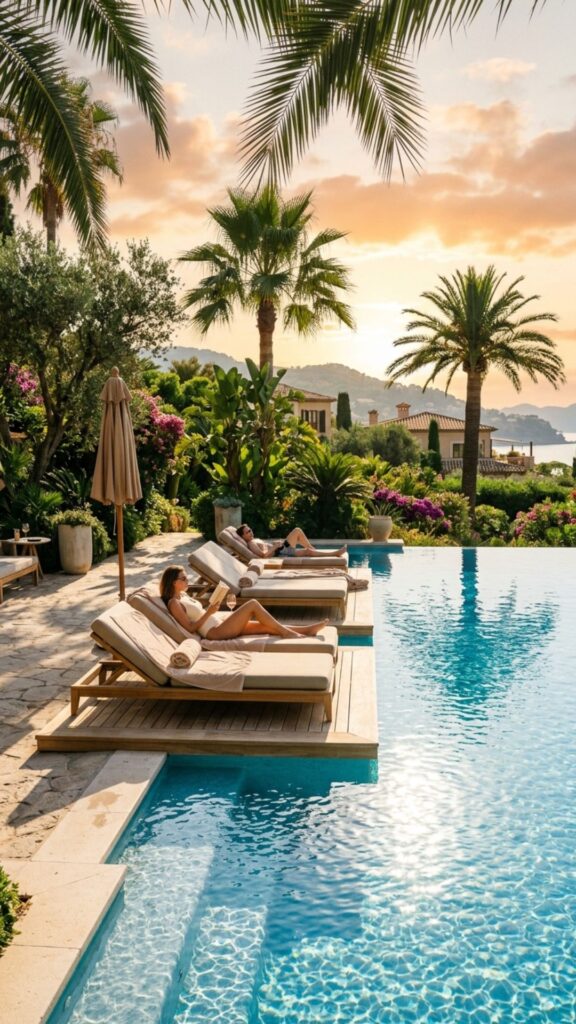 2. Poolside Lounge Ledges
