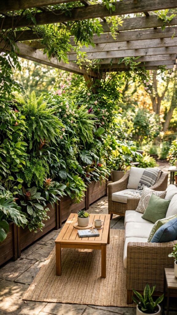 2. Tall Potted Plants and Planters