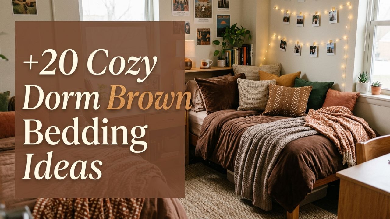 20 Cozy Dorm Bedding Ideas Brown Lovers Will Adore