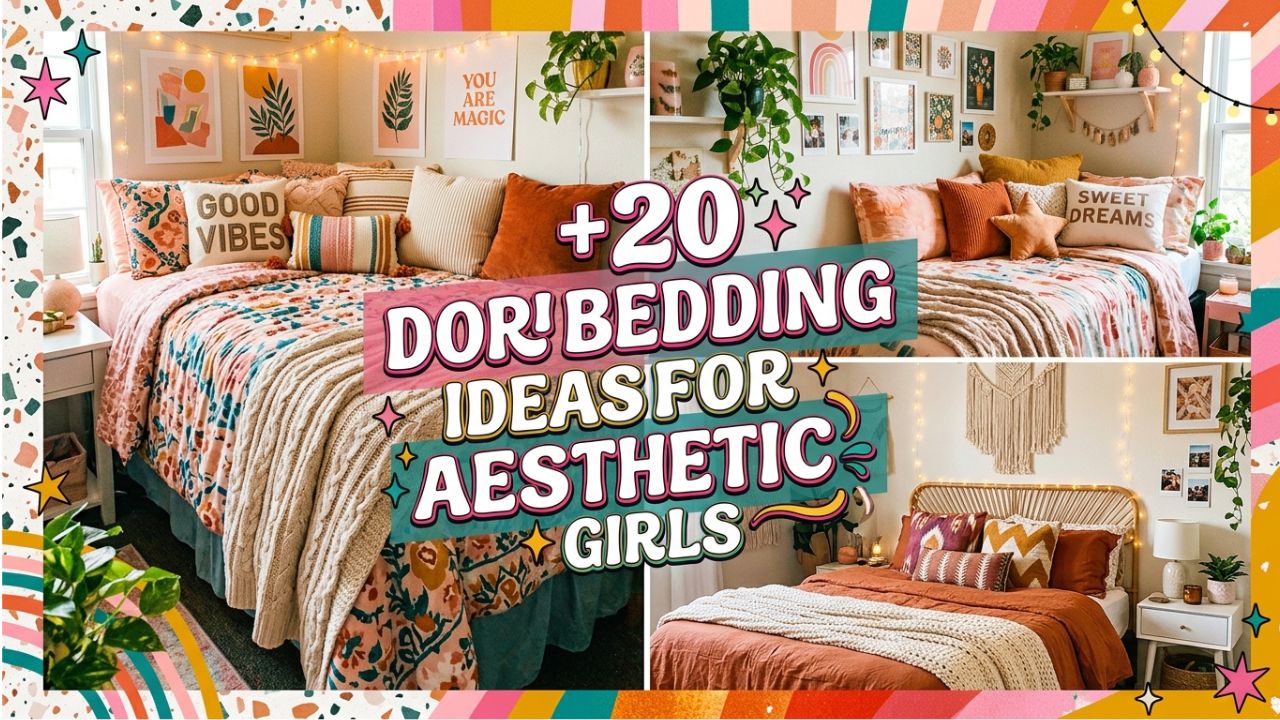 20 Dorm Bedding Ideas Aesthetic Girls Will Love