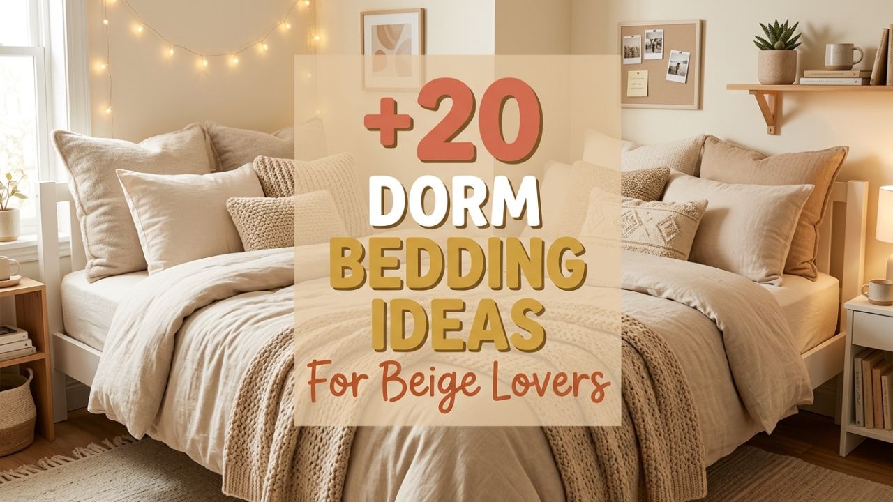 20 Dorm Bedding Ideas Beige Lovers Will Obsess Over
