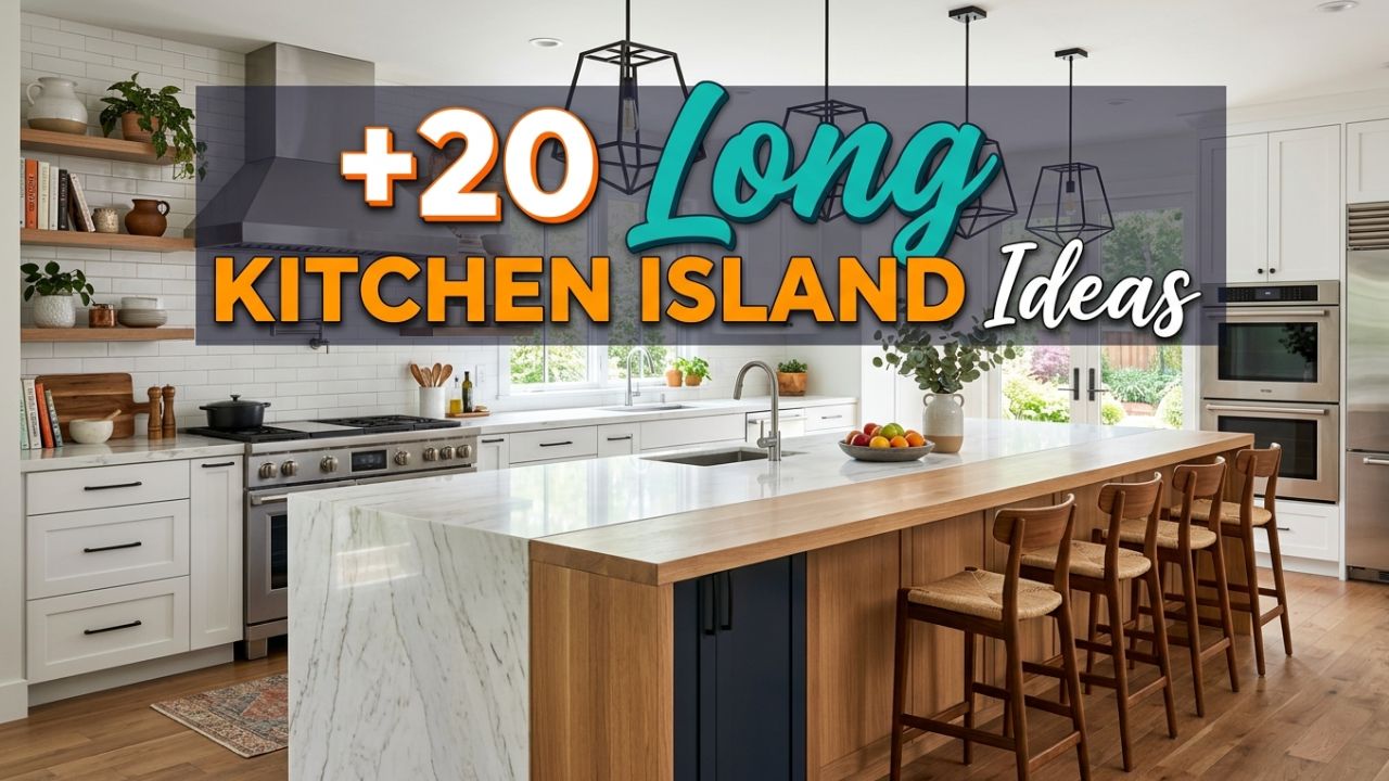 20 Long Kitchen Island Ideas That Maximize Space