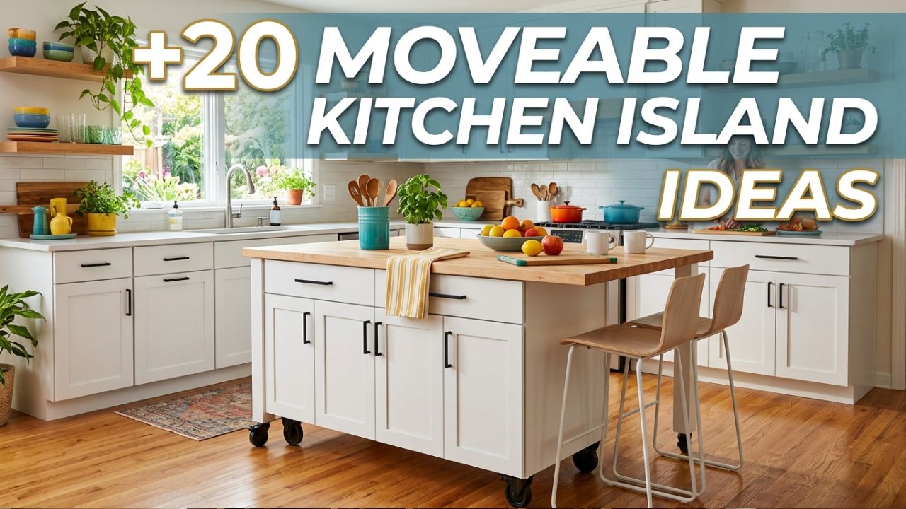 20 Moveable Kitchen Island Ideas for Flexible, Stylish Spaces