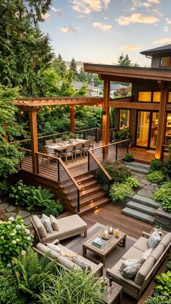 20. Build a Multi-Level Porch