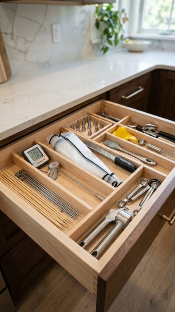 20. Custom Divider Drawer for Odd Items