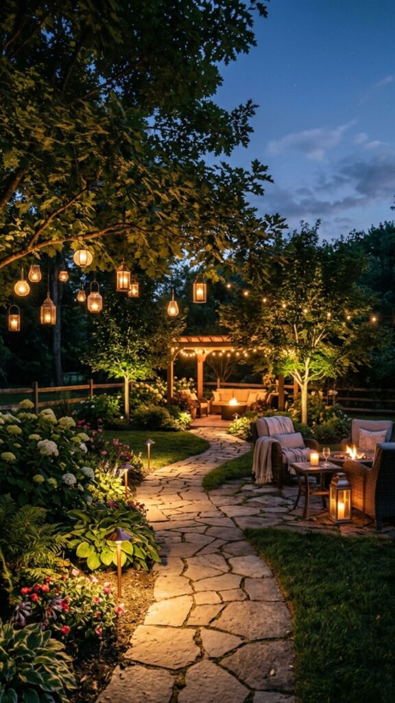 20. Incorporate Ambient Lighting Beyond String Lights