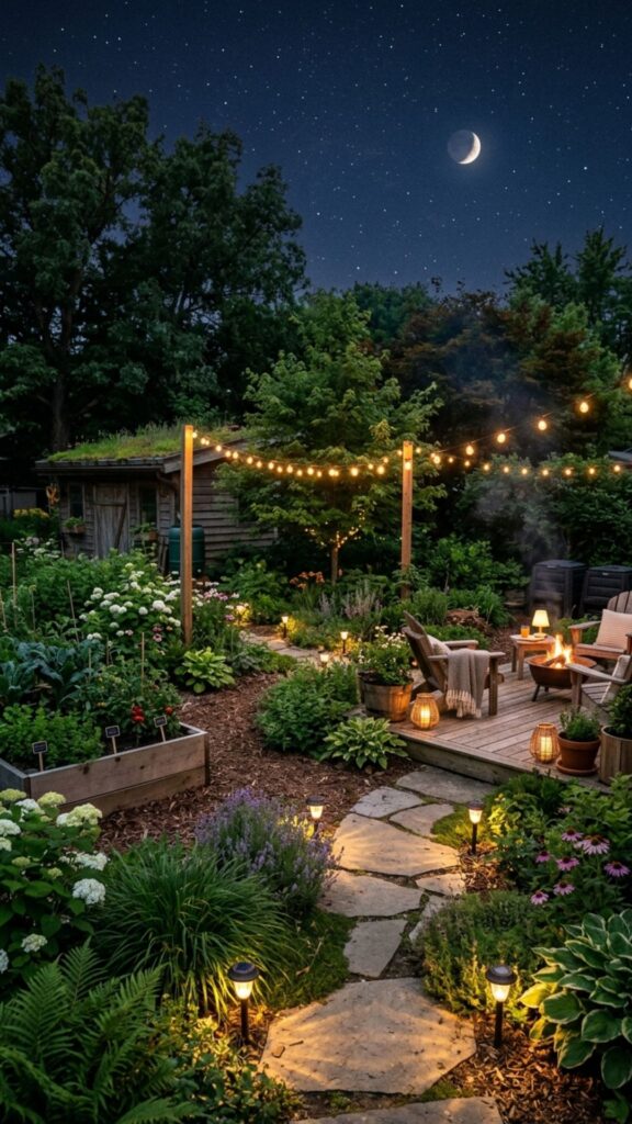 20. Install Solar-Powered Landscape Lighting