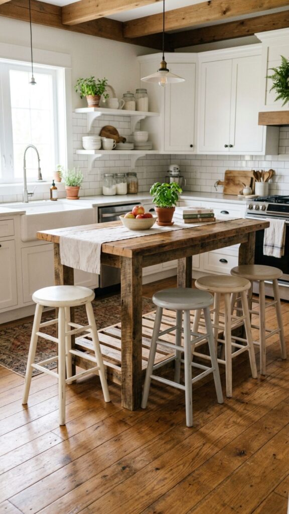 20. Kitchen Island Ideas With Bar Stools on a Budget