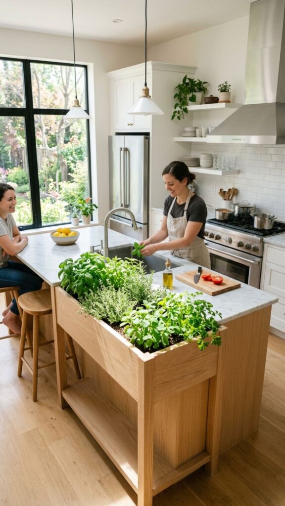 20. The Green Island With Built-In Herbs