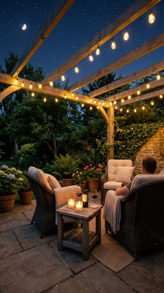 3. Add String Lights for Cozy Ambiance