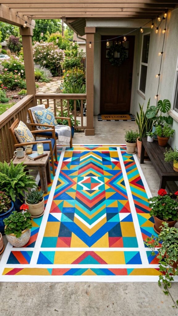 3. Add a Bold Painted Design