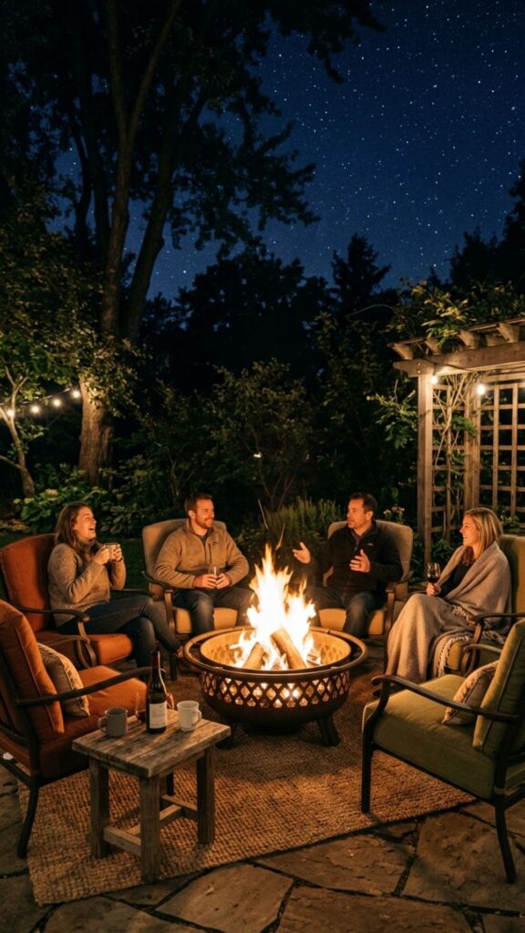 3. Add a DIY Fire Pit for Cozy Evenings