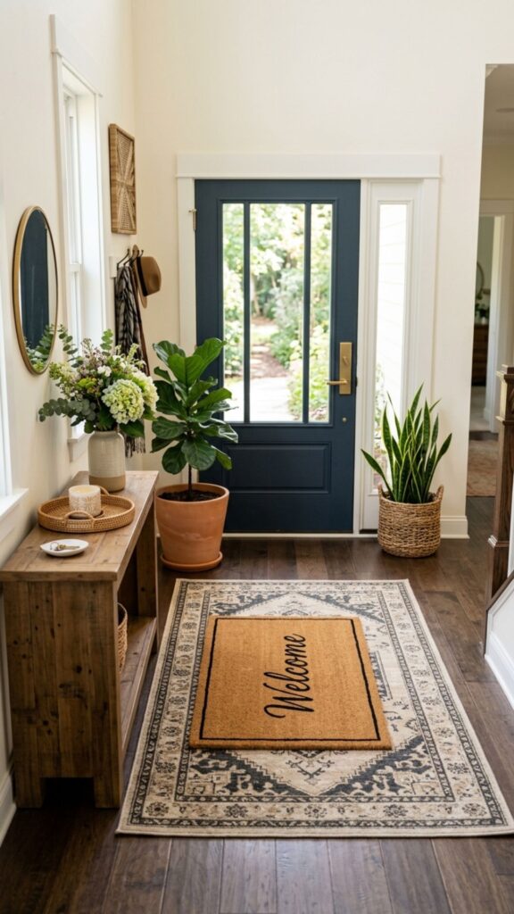 3. Add a Welcoming Doormat