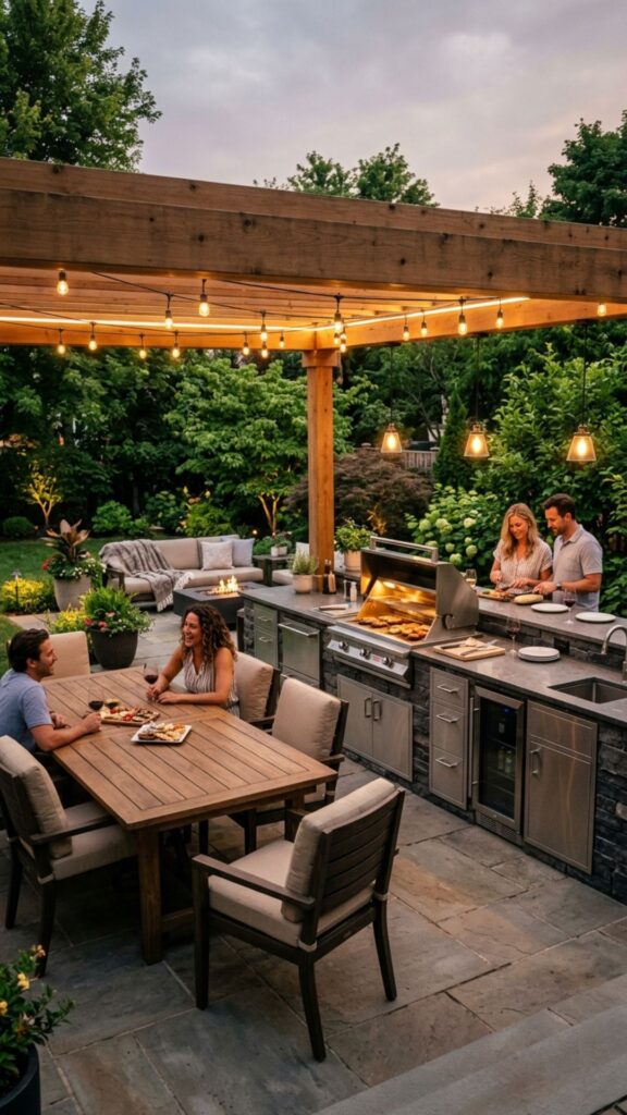3. Build an Outdoor Kitchen