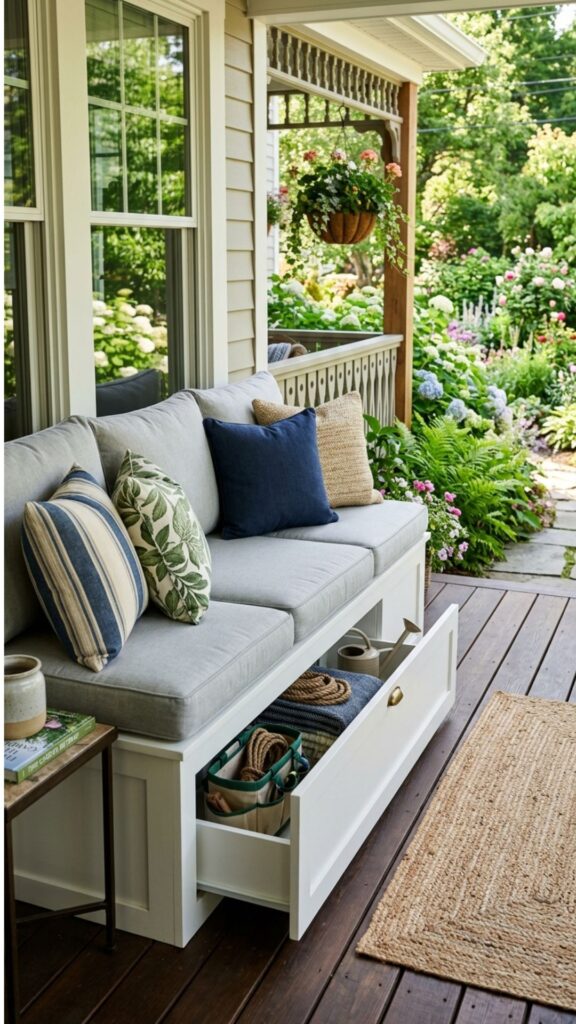 3. Built-In Bench Seating