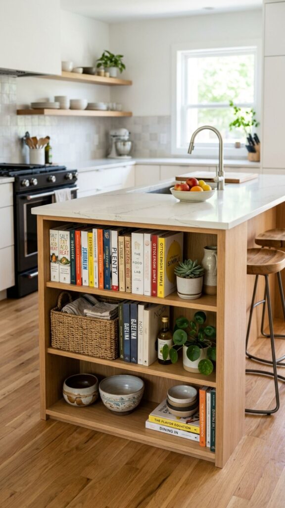 3. Built-In Bookshelf Ends