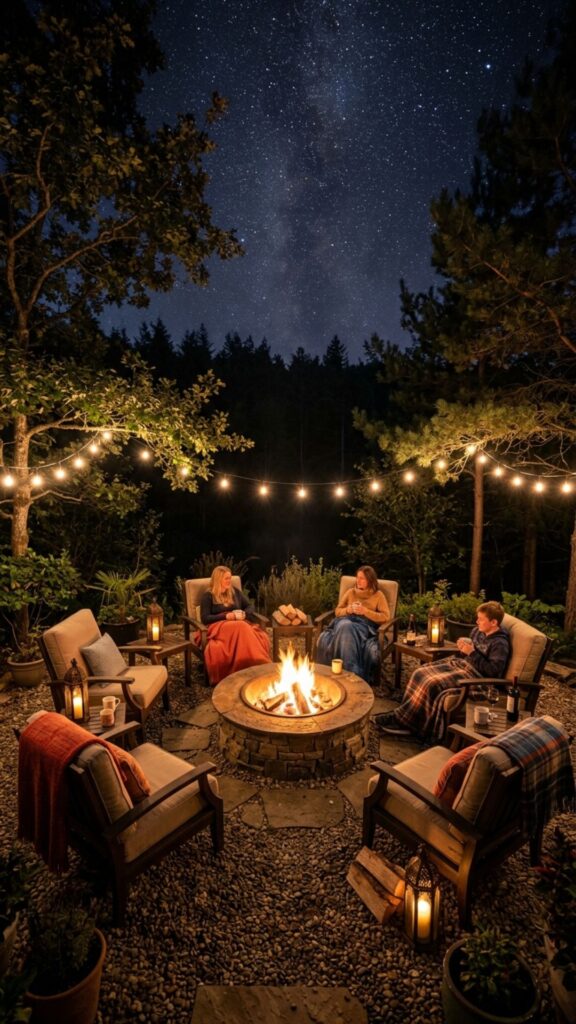 3. Create a Cozy Fire Pit Lounge