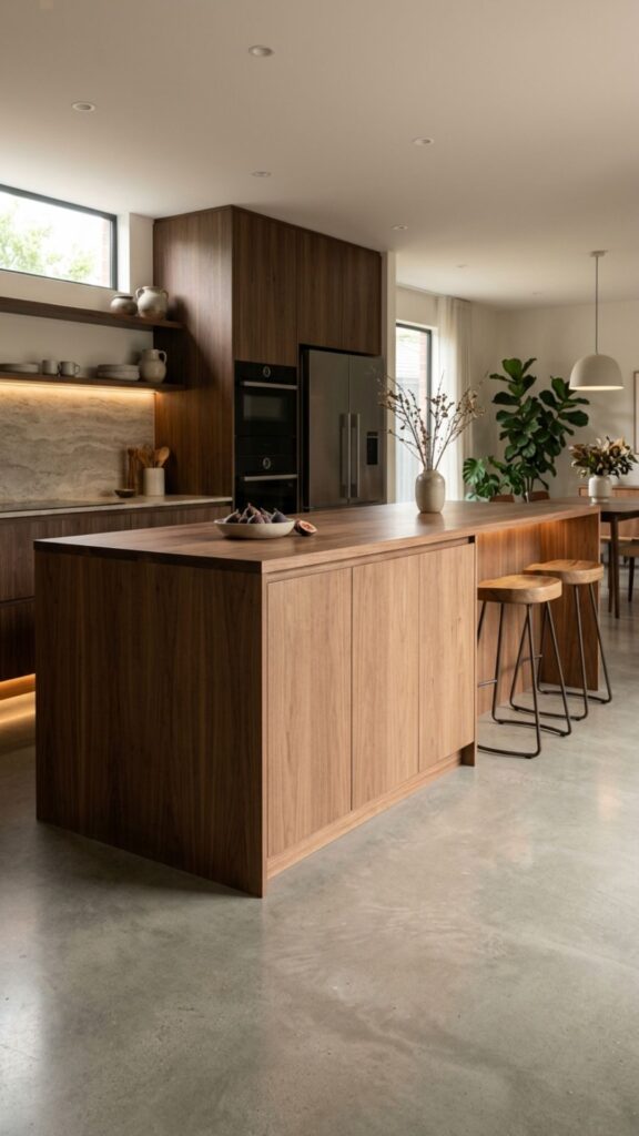 3. Hide Storage Behind Flush Cabinet Fronts
