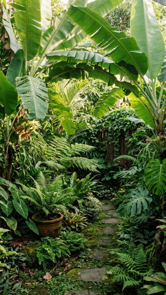3. Layer Tropical Plants at Different Heights