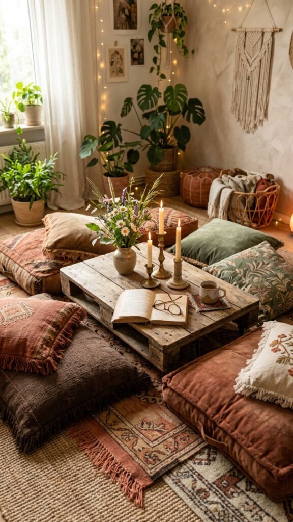 3. Mix and Match Floor Cushions