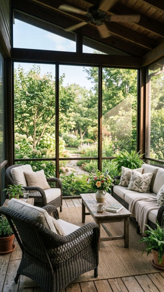 3. Screened-In Porch to Beat the Bugs