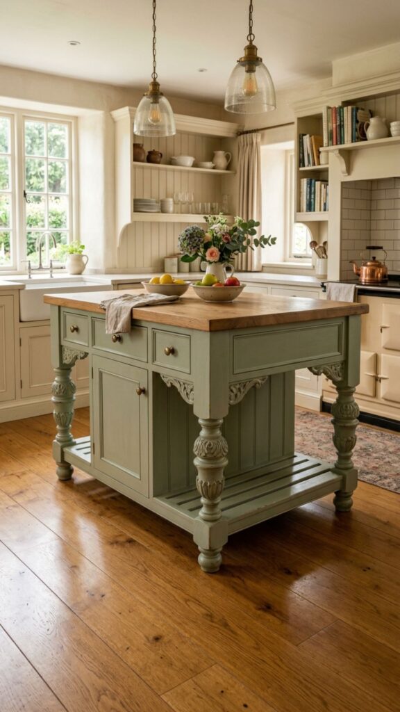 4. Add Turned Legs for Old-World Detail